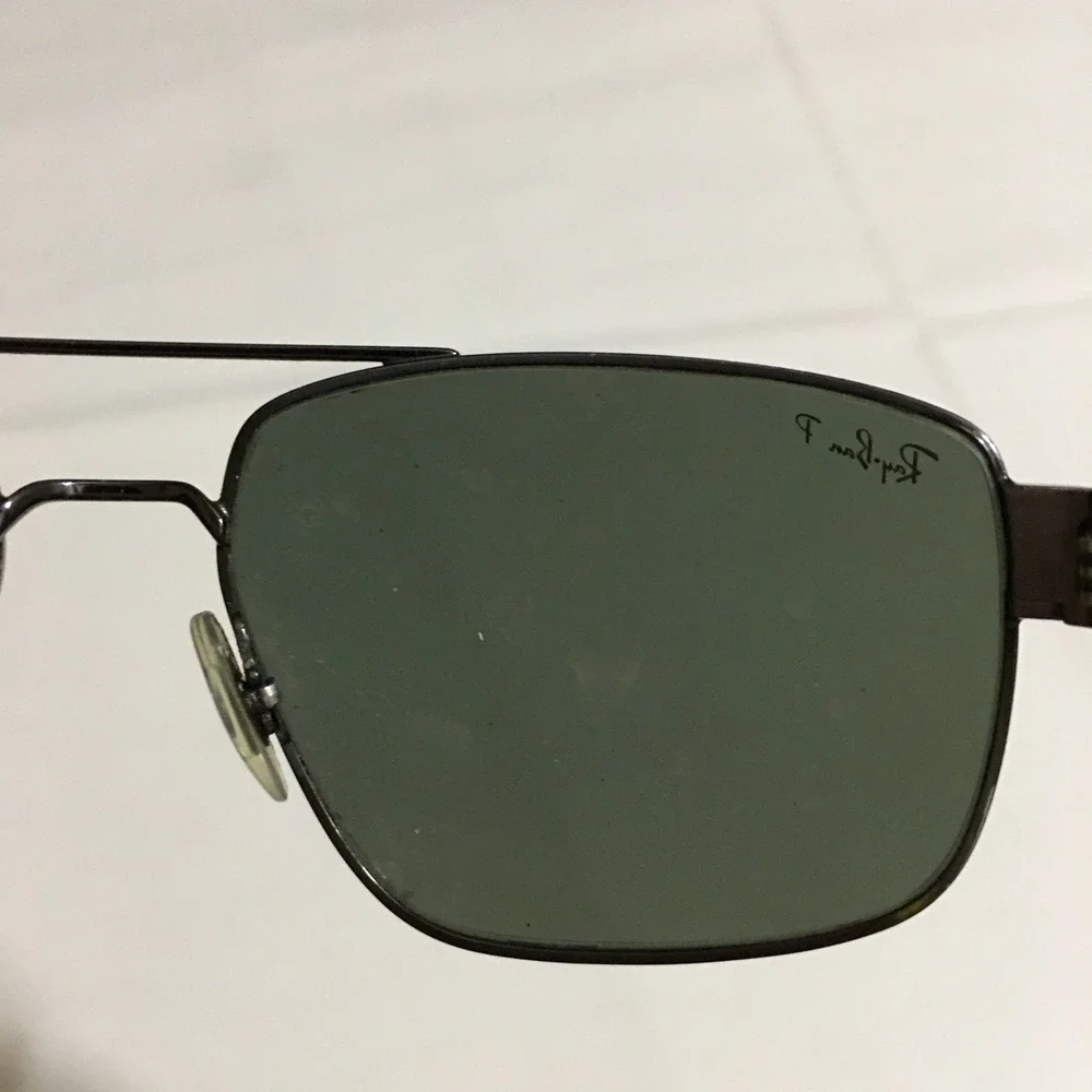 Ray-Ban Sunglasses RB3663 004/58 Gunmetal G-15 Green Polarized lenses Italy